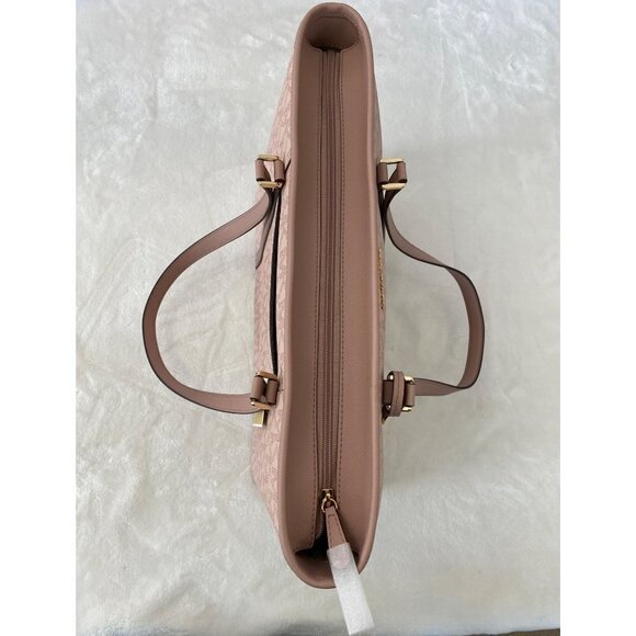 Michael Kors Sady 38T1CD4T7B Ballet Pink Purse Tote Bag & Jet Set Zip Wristlet - Picture 14 of 15